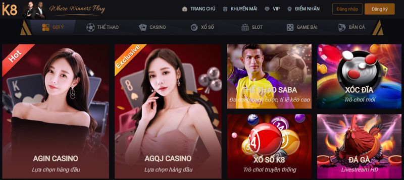 Kho cá cược đổi thưởng chất lượng riêng của K8 Kho cá cược đổi thưởng chất lượng riêng của K8